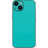 Aqua Blue Blue Solid iPhone 14 Plus Skin